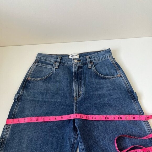 Agolde Magda Denim Carpenter in Darkness - Picture 10 of 13